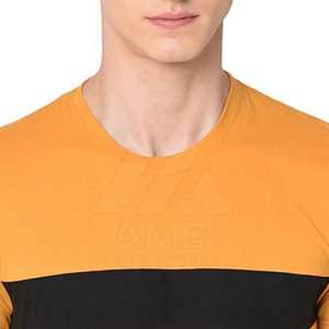 Camiseta Personalizada al por Mayor para Hombre, 220 Gramos, Tejido de Punto de Poliéster/Algodón, Secado Rápido, Antiarrugas, para Todas las Temporadas, Diseño Liso - Product Image 5