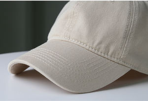 Casquette de baseball sport unisexe à 6 panneaux, couleur douce, coton délavé, imperméable, logo personnalisé, style Dobby, denim, jersey éponge - Product Image 5