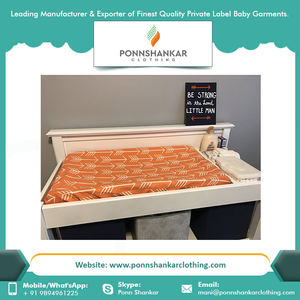 Funda de algodón orgánico para cambiador de bebé, cubierta de almohadilla de algodón orgánico, precio bajo - Product Image 3