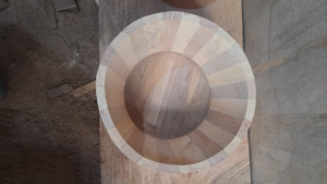 Juego de Tazones para Servir de Madera Natural 100% Clásica, Hechos a Mano, Modernos, Desechables, para Cocina, Hogar, Hotel, Restaurante, Frutas, Ensaladas, Fiestas - Product Image 4