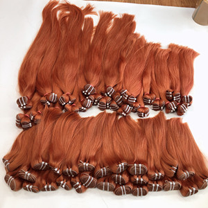 ผมแท้เกรด12A ช่อผมคนจากกัมพูชา100% มัดผมมนุษย์ผสมกับที่ปิด - Product Image 3