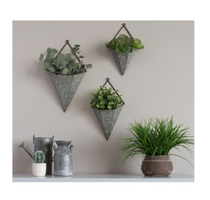 Top Design Unique Style Handmade Indoor&Outdoor Metal Wall Hanging <b>Baskets</b> <b>For</b> Home Garden <b>Flower</b> Pot Planter - Product Image 4