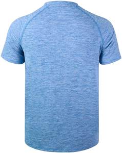 Camiseta de gimnasio estampada en blanco 95% poliéster 5% LICRA transpirable secado rápido 280 Gsm cuello redondo de alta calidad para hombre - Product Image 4