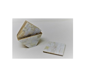 Posavasos con incrustaciones de perlas para madre, posavasos con forma hexagonal de soporte, accesorios, esteras y almohadillas para tamaño personalizado - Product Image 6