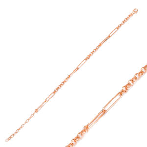 Fascinating Plain Chain <b>Bracelet</b> Turkish Handmade Wholesale 925 <b>Sterling</b> <b>Silver</b> Jewelry for <b>Woman</b> - Product Image 3