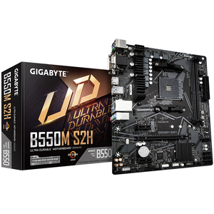 Scheda Madre Gaming Usata GIGABYTE B550M S2H <span class=keywords><strong>AM4</strong></span> <span class=keywords><strong>AMD</strong></span> B550 Micro-ATX Supporta Processori <span class=keywords><strong>AMD</strong></span> Ryzen di 3a Generazione - Product Image 1