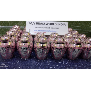 Home Decorative <b>Keepsake</b> Cremation Urn <b>for</b> Human <b>Ashes</b> Brassworld India - Product Image 1