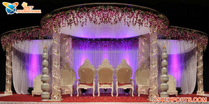 High Quality Luxury Indian Wedding Crystal Mandap <b>Square</b> Crystal Chuppah Mandap for USA Weddings Crystal <b>Square</b> Decorations - Product Image 4
