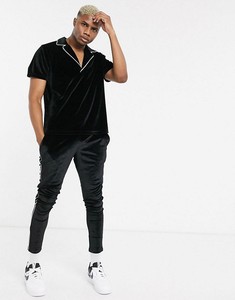 New Arrival Men's Latest Street Style Design Tracksuit Men's Velvet Sweatsuit - Product Image 5