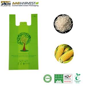 Sac biodégradable de haute qualité sac à provisions en plastique compostable - Product Image 5