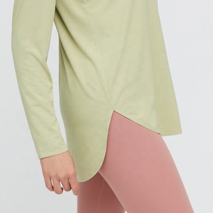 Camiseta deportiva de manga larga para mujer, ropa deportiva transpirable de secado rápido para entrenamiento, correr y Fitness - Product Image 6