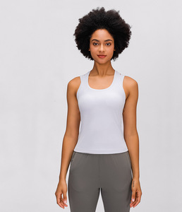 Manufacturer Super High Quality Tank <b>Top</b> Women Sporting Fitness Blank Sleeveless Crop <b>Top</b> - Product Image 5