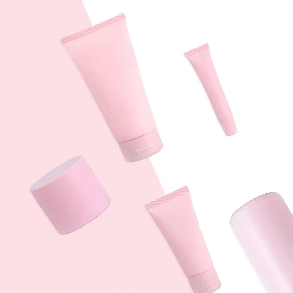 Pink Custom Color High Quality Empty Hand Cream Tube Cosmetic Packaging Skin Care Eye Cream Tube Squeeze Tube for Cream