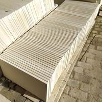 Revestimiento de Pared Exterior, Baldosas de Piedra Caliza Blanca Clásica, Losas Cortadas a Medida, Acabado Pulido, Diseño Moderno, Origen Indonesia, 20 mm de Espesor, para Exteriores