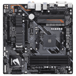 Placa base para juegos GIGABYTE B450 AORUS M usada con <span class=keywords><strong>AMD</strong></span> Ryzen 7 3700X 8 núcleos, procesador de escritorio desbloqueado de 16 hilos - Product Image 3