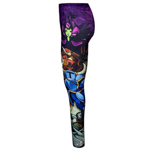 Leggings pour femmes à taille haute, personnalisés par sublimation, sans couture, imprimés, décontractés, respirants, antibactériens, résistants aux déchirures, 180g - Product Image 4