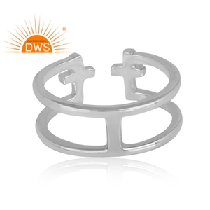 Anillo apilable hecho a mano, joyería de diseño de Plata de Ley 925, venta al por mayor, proveedor de joyería - Product Image 4