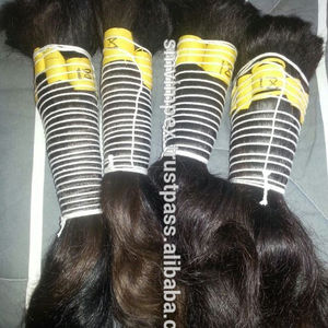 Un donneur brut en vrac Remy indien cheveux humains Machine Double trame 100g cheveux doux pour l'utilisation du temple - Product Image 6