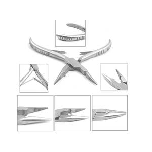 Kit Profesional de Herramientas de Acero Inoxidable para Extensiones de Cabello: Alicates Personalizables, Set de Micro Anillos, Agujas de Bucle y Herramienta para Tirar Cuentas - Product Image 2