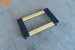 Chariot à roulettes en polypropylène léger, grande capacité, prix avantageux, déplacement fluide dans toutes les directions, capacité de 660 lb, pour le transport du bois - Product Image 3