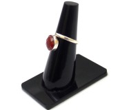 Cincin Bezel Buatan Tangan Berlapis Emas dengan Batu Akik Bentuk Kunci, Gaya Vintage Terbaik untuk Hadiah Hari Valentine Wanita dari Sameer Art Craft