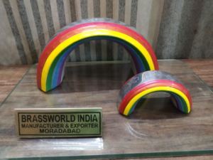 โกศบรรจุอัฐิสัตว์เลี้ยงแบบอเมริกัน ยี่ห้อเรนโบว์ บราสเวิลด์ อินเดีย ทำจากโลหะ - Product Image 5