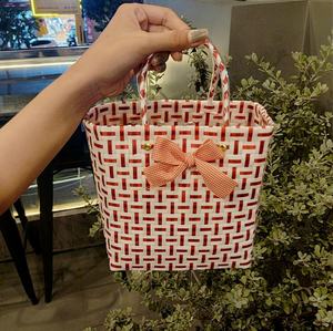 Panier de plage en plastique tissé, sac à main tissé en PP vietnamien ou en paille en plastique, nouvelle collection - Product Image 5