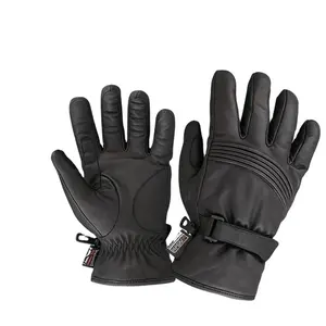 Harga grosir sarung tangan kuat & tahan lama disesuaikan sepeda motor kulit musim dingin sarung tangan modis untuk pria