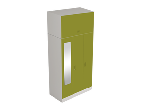 Muebles para el hogar Almirah indios contemporáneos de 3 puertas para sala de estar, dormitorio, aplicación escolar para uso en talleres y hospitales - Product Image 2