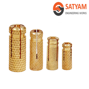 Ancre d'expansion M6 M8 de fabricant indien de la meilleure qualité en gros ancre de mur de pont de couleur laiton naturel ancre de traitement de surface de zinc - Product Image 6