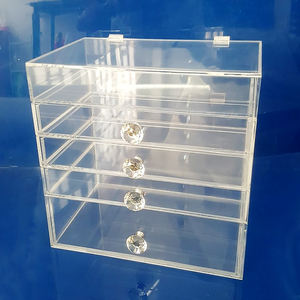 Vitrina cosmética de plástico colorido para cara labio ojo uñas cosméticos portalápices - Product Image 2