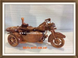 MOTOS y coche-artesanías de madera - Product Image 6