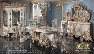 Juego de Muebles de Comedor Estilo Rococó Francés Real, Muebles de Comedor Estilo Reino Real, Compre un Juego de Mesa de Comedor Francés - Product Image 6