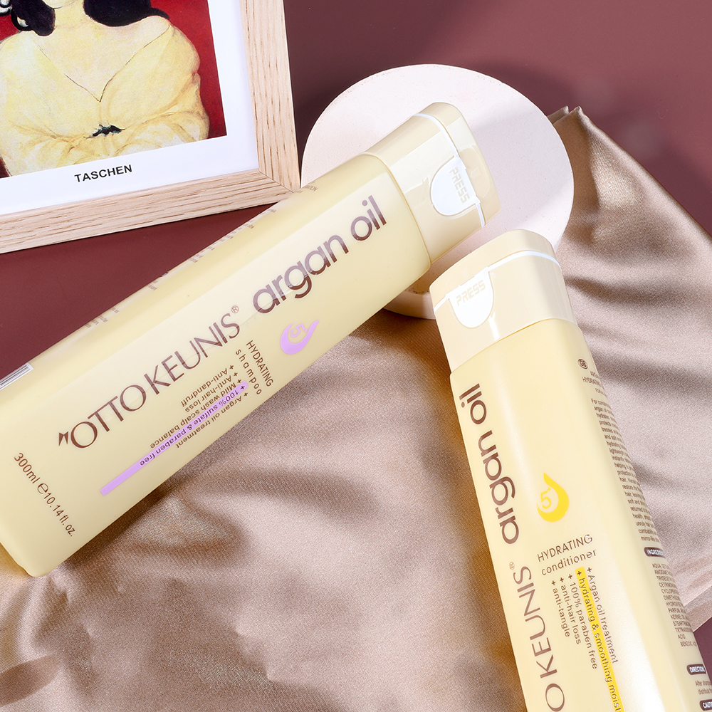 Безопасный для окрашивания и обработки кератином SLS сульфат волос, бесплатный подарок, шампунь с аргановым маслом и Кондиционер