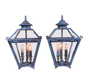 Meilleure qualité nouvelle paire décorative faite à la main de lampes de table lanterne intérieure et extérieure décoration de maison de noël - Product Image 1