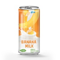 Eigen Merk Bananenmelk Rijk aan Voedingsstoffen met Heerlijke Smaak Gesteriliseerd HACCP Gecertificeerd Fruitdrankje