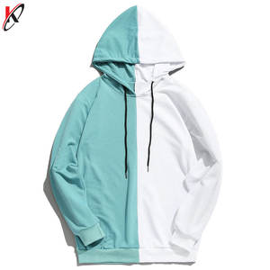 Venta al por mayor de los hombres Casual Sudadera con capucha de dos tonos con impresión digital para el invierno Servicio OEM para adultos - Product Image 4