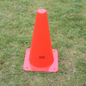 AAS Wholesale Cone Marker Sport Training Soccer Cone Field Marker For Speed Agility Training 15 Inches Red