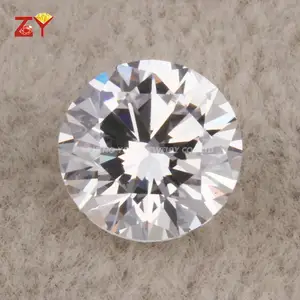 Wholesale CZ Signity Stones 3A Round White CZ Cubic Zirconia 6-16mm Round Crystal Clear White CZ