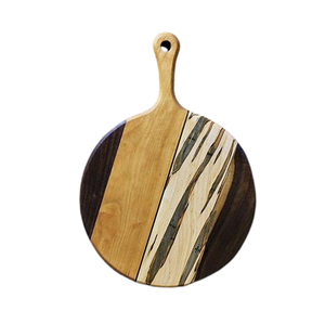 Chất lượng chính thớt gỗ mới nhất thiết kế hình Tròn Trái Cây thớt cho nhà cung cấp bán buôn - Product Image 1