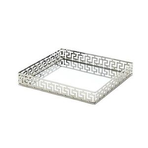 Wholesaler and Supplier of Metal Serving Platter Customized Shape Handmade <b>Tray</b> Classic Stylish Wholesale Luxury <b>Mirror</b> <b>Tray</b> - Product Image 6