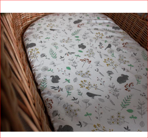 Drap tricoté en Jersey 100 coton pour berceau de bébé, ajusté de berceau Standard, accessoires simples, tissu de Style Anti-technique - Product Image 1