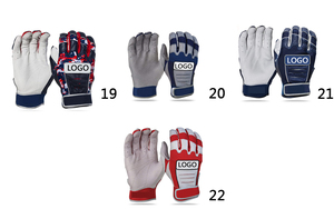 De Béisbol Juvenil guantes de bateo los hombres de las mujeres Rosa negro - Product Image 5