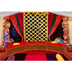 Arabian Theme Wedding Moroccan Bed <b>Decoration</b> Traditional Wedding Sangeet Moroccan Bed Wedding <b>Mehndi</b> Function Moroccan Bed - Product Image 1