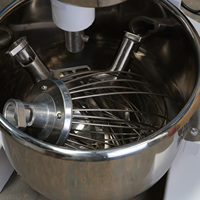 B20 5KG 20L Machine de mélangeurs de pâte en spirale planétaire électrique avec bol mélangeur et crochet de pâte pour une utilisation en boulangerie