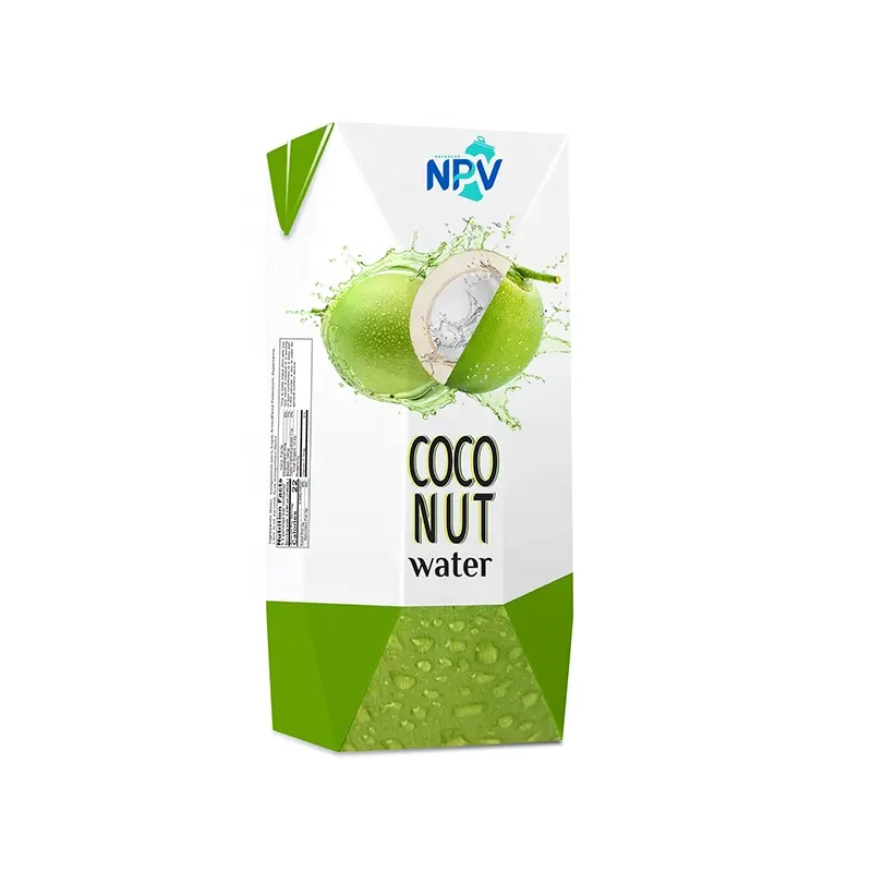 Supplier Coconut Water From Vietnam 200ml Paper Box Fresh And Pure COCONUT WATER