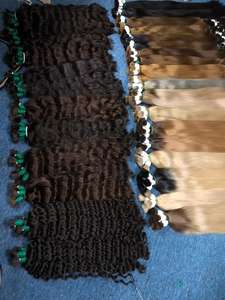 Cheveux remy à la mode russe, naturels, extensions de cheveux humains, cuticules, Super double drawn - Product Image 2