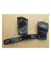 Guantes Profesionales de Medio Dedo de Cuero PU de 14/16 oz para MMA y Boxeo, Personalizados para Uso en Gimnasios de Artes Marciales