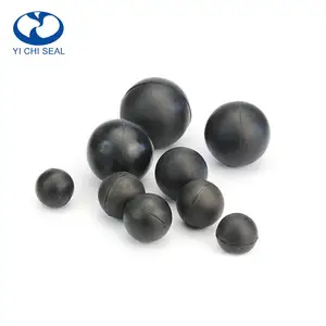 5 boules de caoutchouc butyle, courtes boules dures en caoutchouc butyle nitrile noir, vente en gros