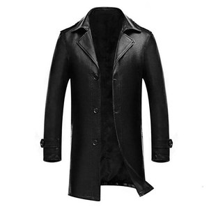 Veste de soudage unisexe en cuir de vachette épais, imperméable, coupe-vent, respirante, à motif lettres, pour l'extérieur, longue, pour l'hiver - Product Image 4